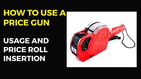 how to refill price gun.